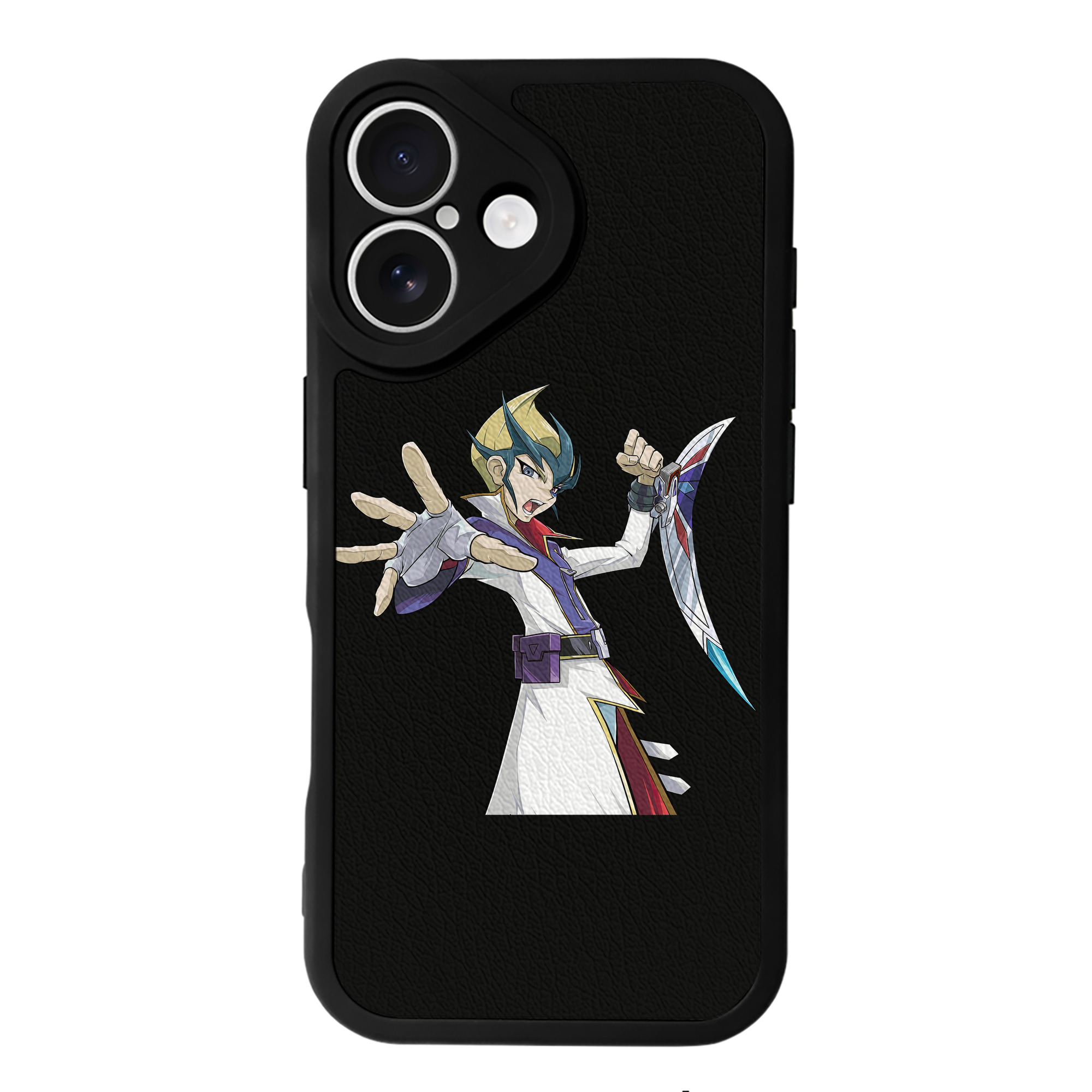 遊☆戯☆王 Yu-Gi-Oh! 【iPhone 16シリーズ対応】シリコンスマホケース（レザー調） 材質：シリコン